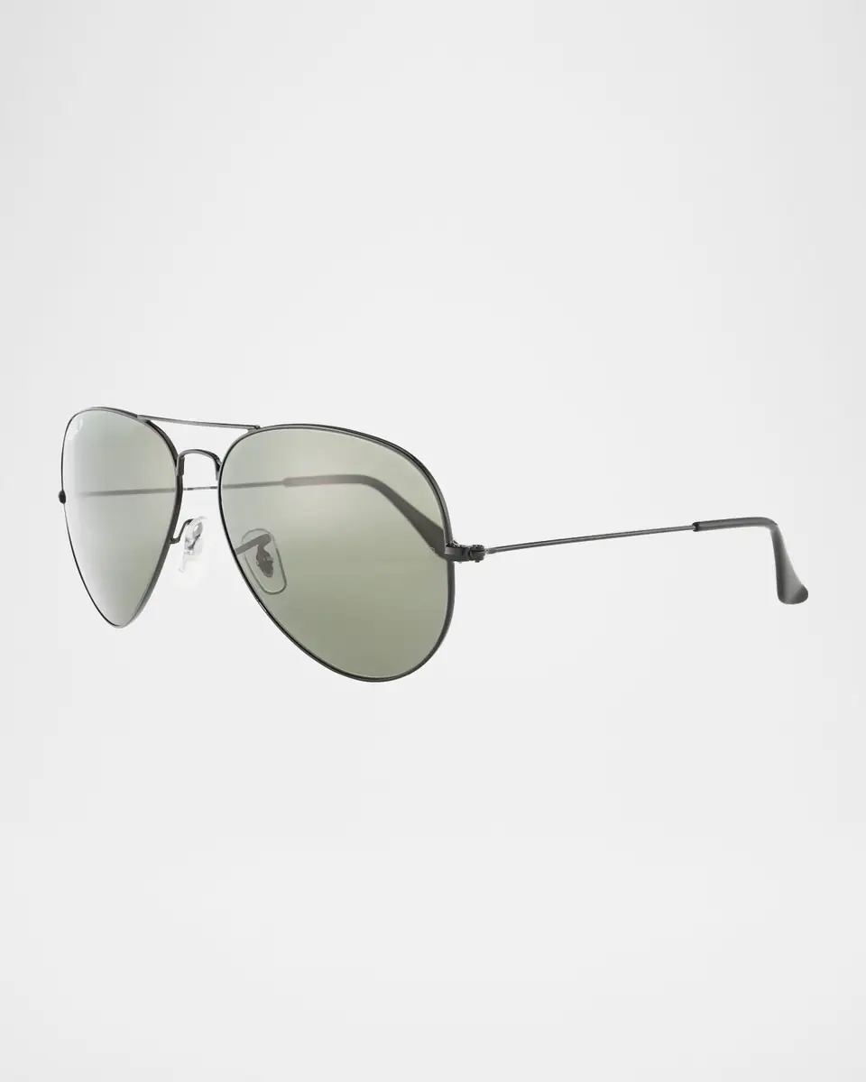 Ray-Ban Metal Aviator Sunglasses, 58MM | Thumbnail 2 Ray-Ban Metal Aviator Sunglasses, 58MM | Thumbnail 2