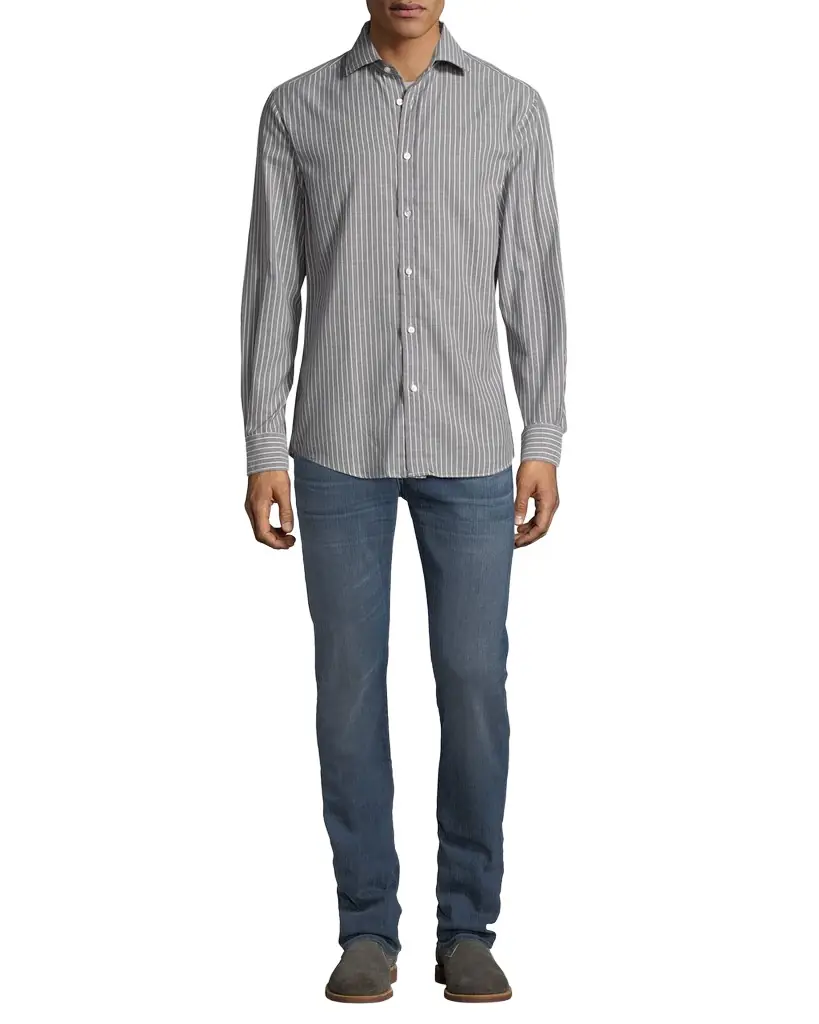 7 for all mankind Men's Straight-Leg Airweft Denim Jeans | Image 1 7 for all mankind Men's Straight-Leg Airweft Denim Jeans | Image 1