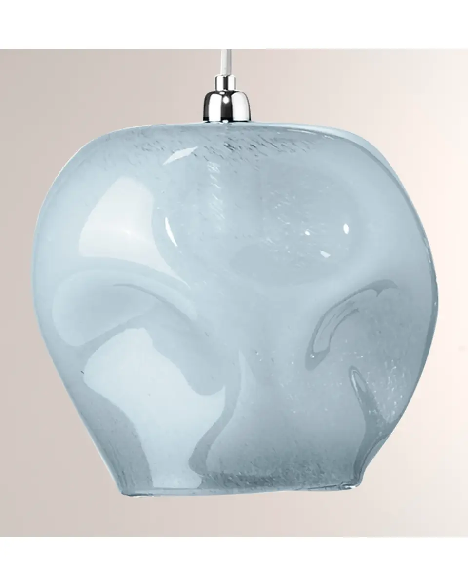 Jamie Young Large Dimple Blue Glass Pendant | Thumbnail 2 Jamie Young Large Dimple Blue Glass Pendant | Thumbnail 2