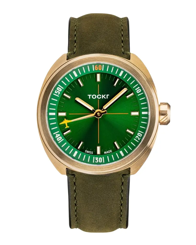 Tockr Watches Men 's Skytrain Series Bronze Watch | Image 1 Tockr Watches Men 's Skytrain Series Bronze Watch | Image 1