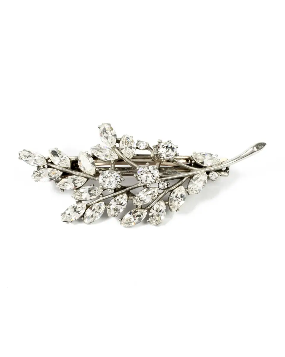 ben-amun Crystal Leaf Hair Barrette | Thumbnail 3 ben-amun Crystal Leaf Hair Barrette | Thumbnail 3