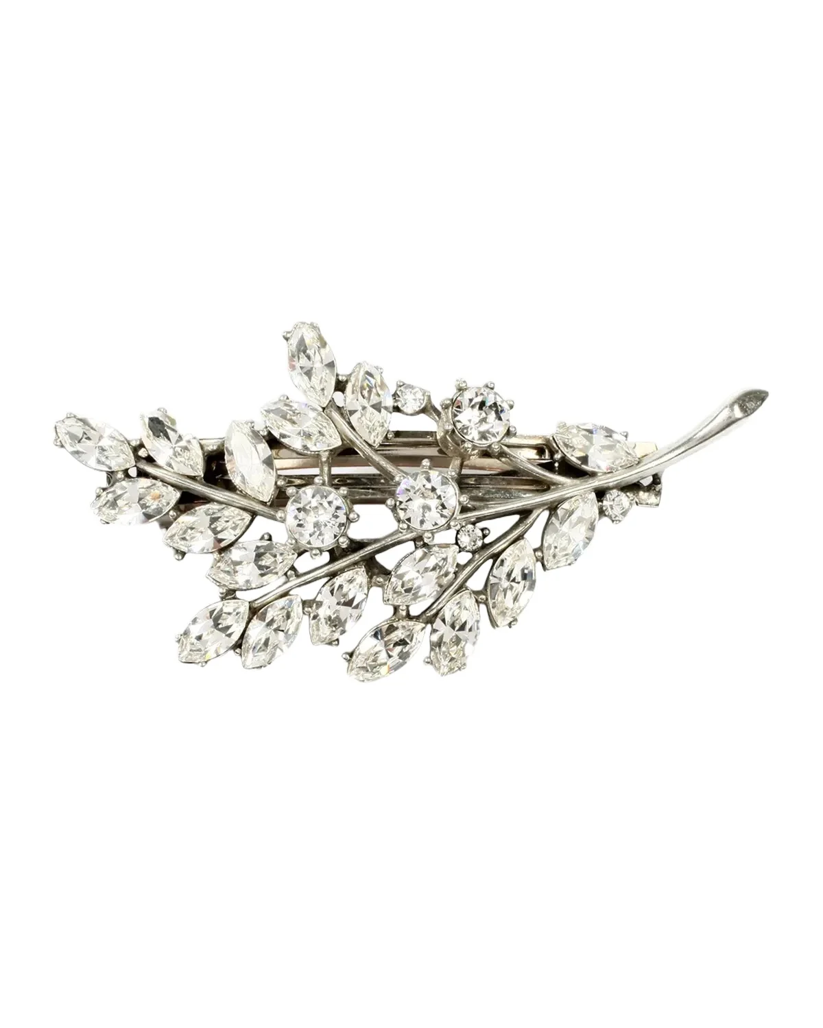 Crystal Leaf Hair Barrette Crystal Leaf Hair Barrette