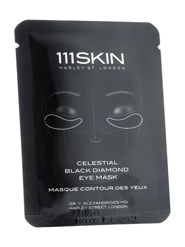 111SKIN Celestial Black Diamond Eye Mask Box, 8 Count
