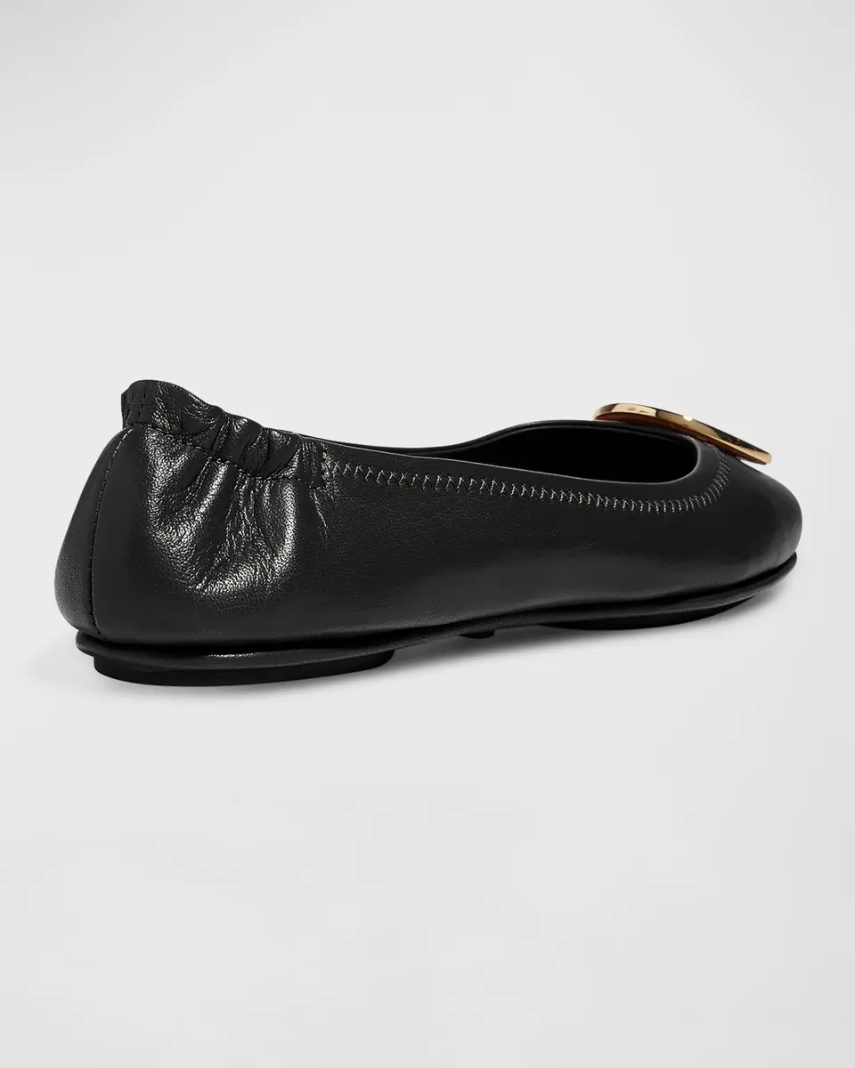 Tory Burch Minnie Travel Leather Ballet Flats | Thumbnail 2