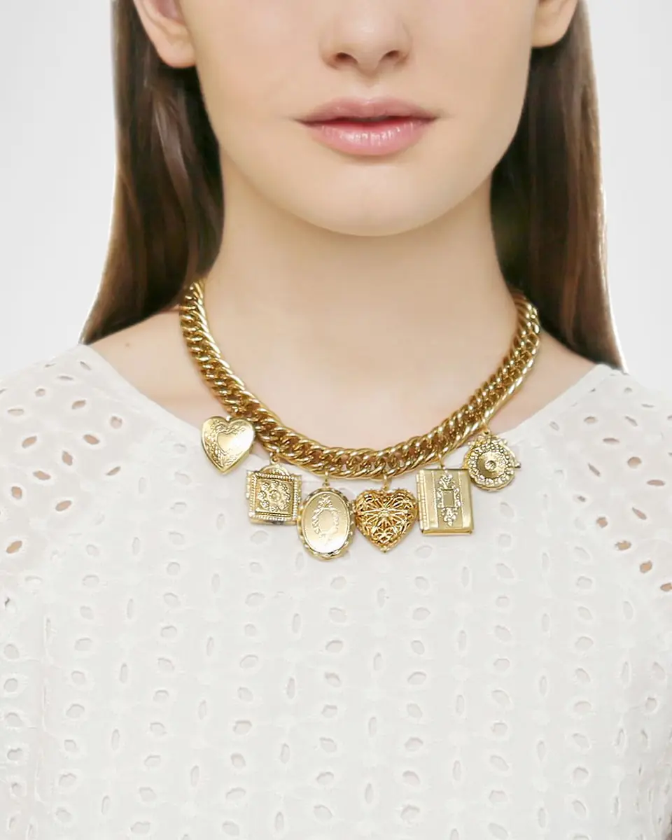 Ben-Amun Multi-Locket Necklace | Thumbnail 2
