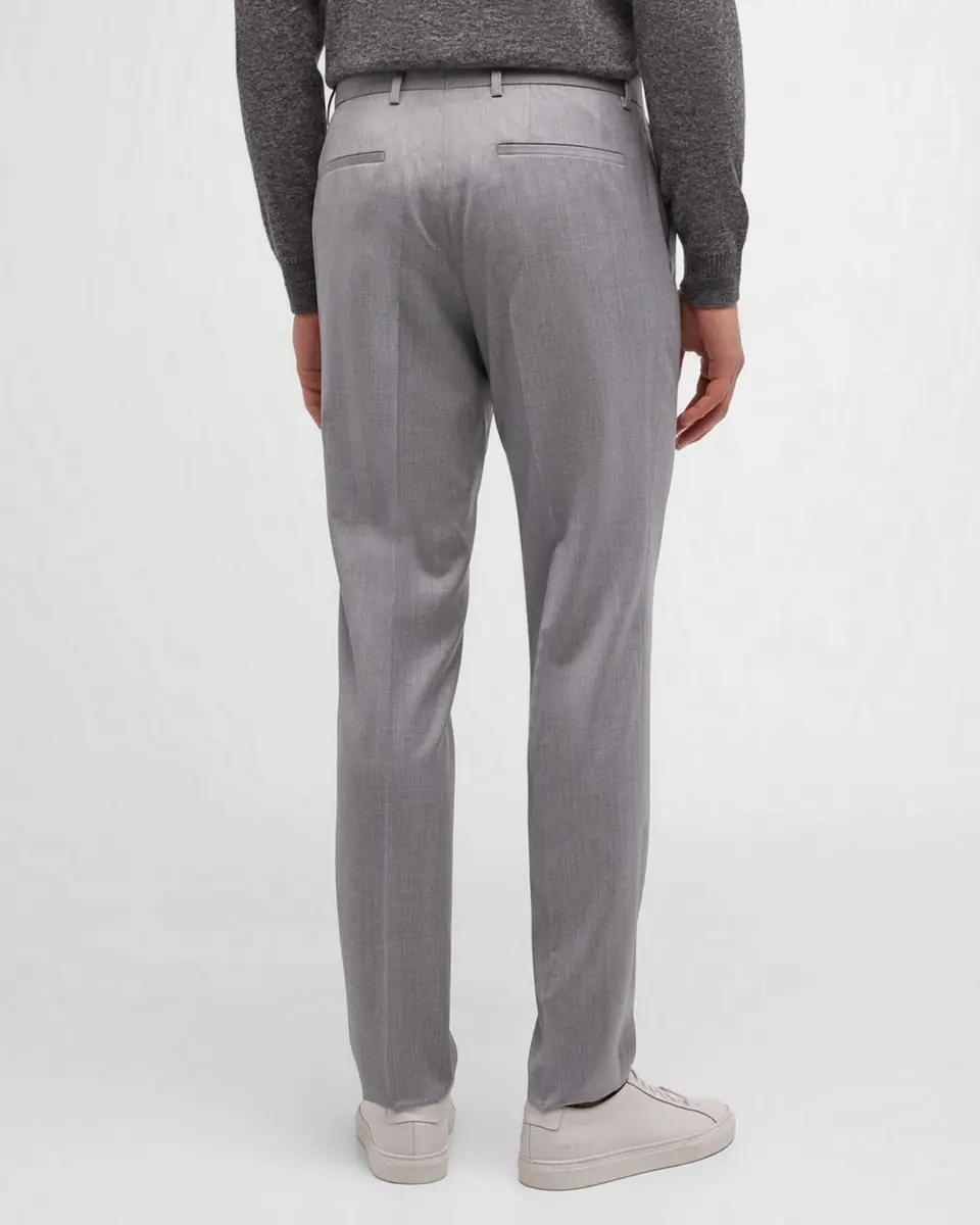 BOSS Men's Genesis Slim-Fit Wool Trousers | Thumbnail 3 BOSS Men's Genesis Slim-Fit Wool Trousers | Thumbnail 3