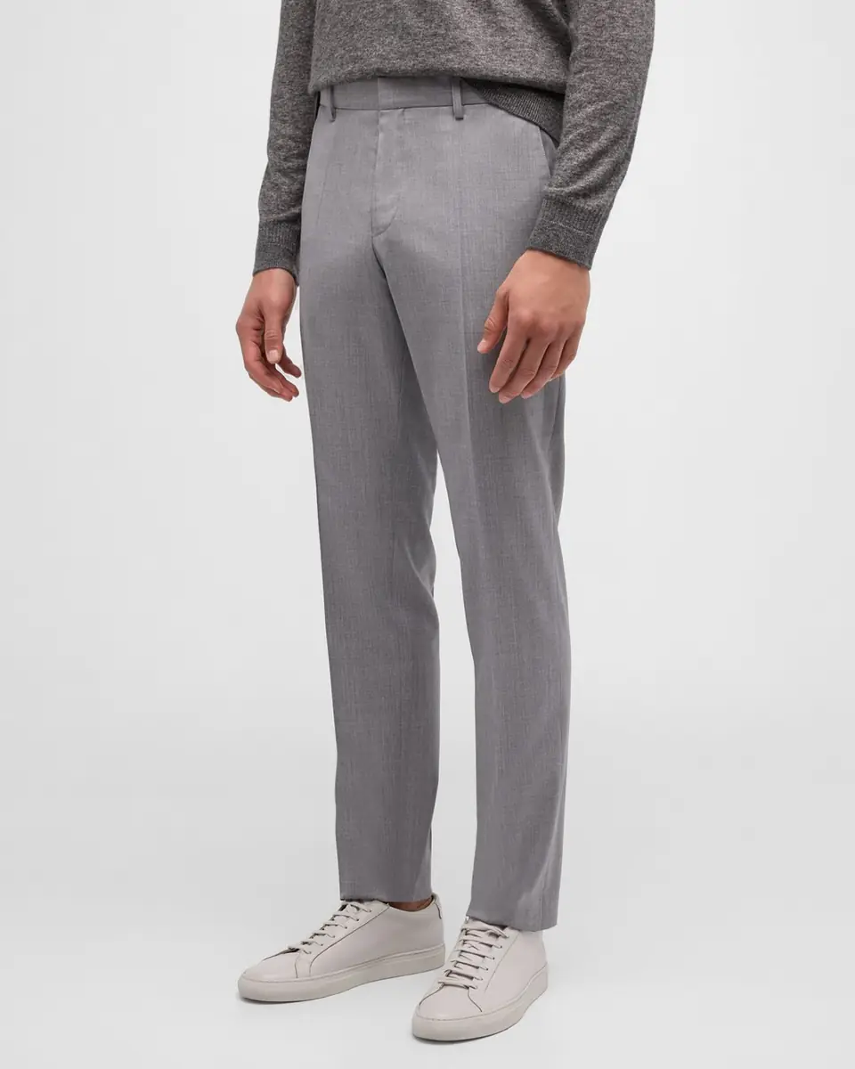 BOSS Men's Genesis Slim-Fit Wool Trousers | Thumbnail 4 BOSS Men's Genesis Slim-Fit Wool Trousers | Thumbnail 4