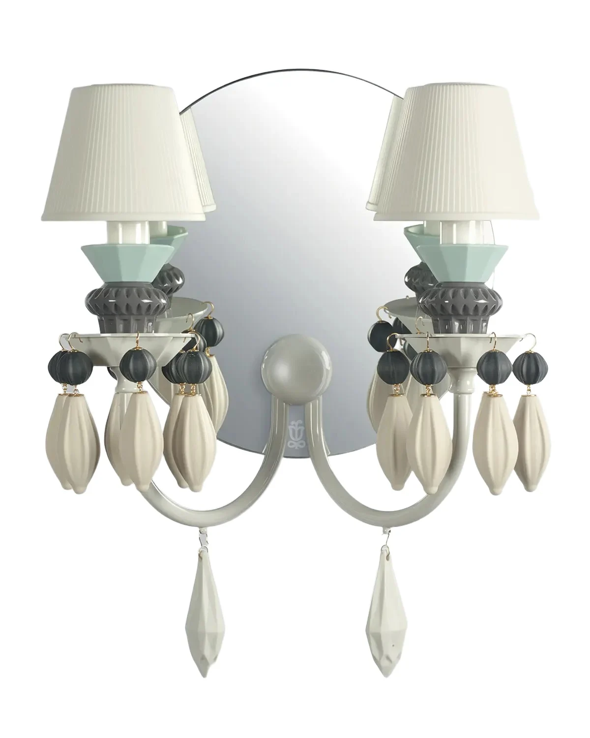 Lladro Belle de Nuit 2-Light Wall Sconce