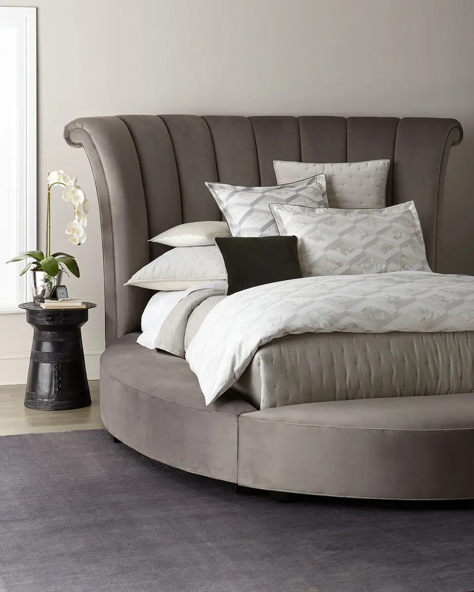 Haute House Katya Round King Platform Bed | Thumbnail 2 Haute House Katya Round King Platform Bed | Thumbnail 2