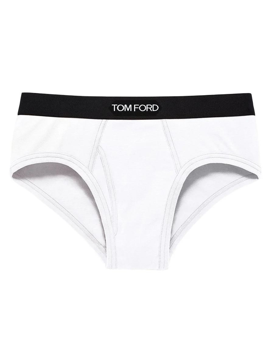 Men's Jacquard Logo Cotton Briefs
