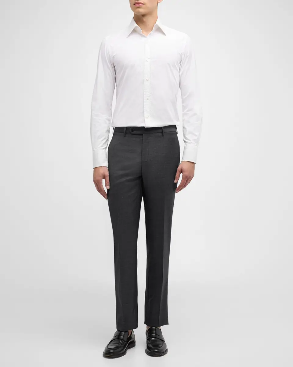 Zanella Men's Parker Classic Flat-Front Trousers | Thumbnail 13 Zanella Men's Parker Classic Flat-Front Trousers | Thumbnail 13