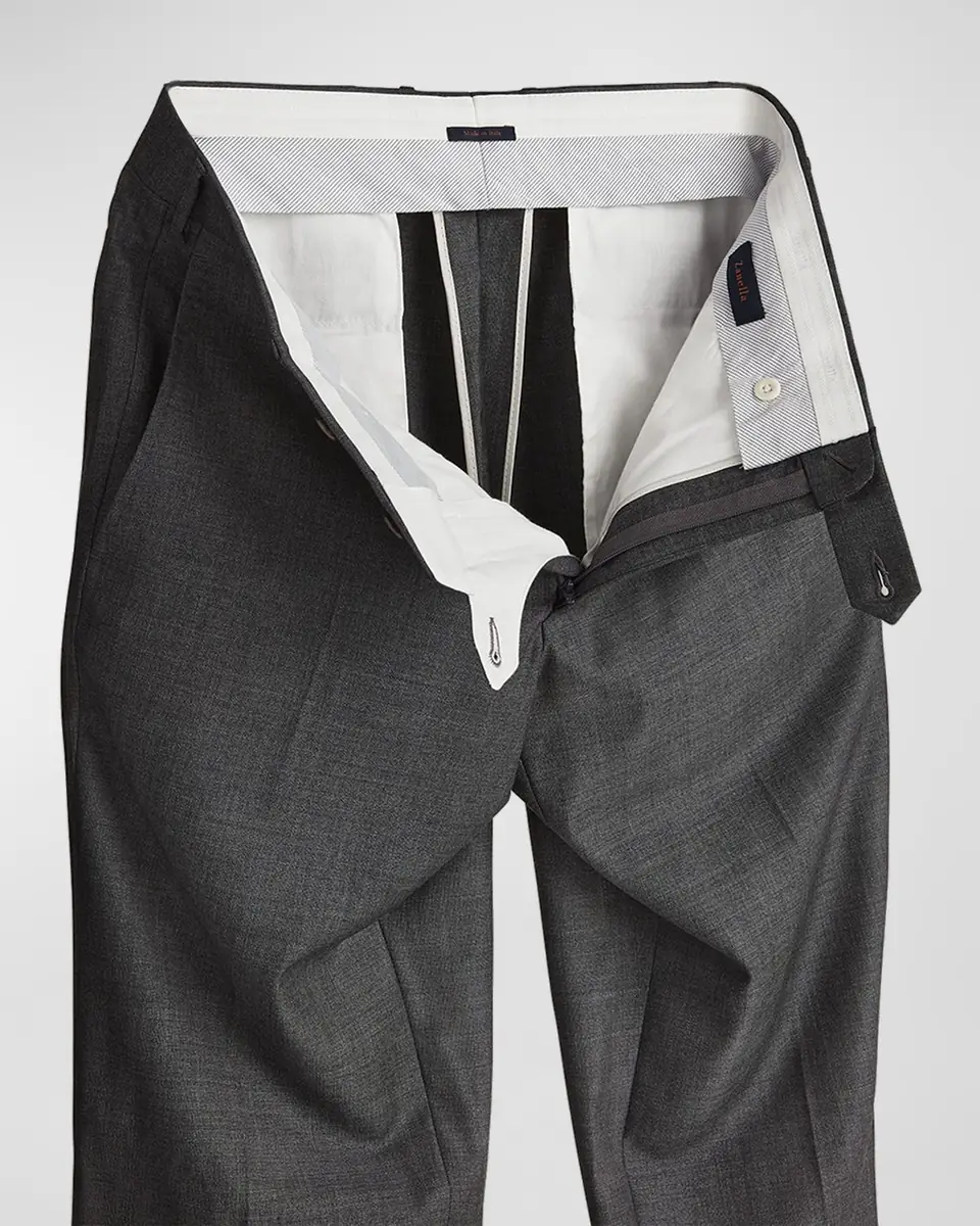 Zanella Men's Parker Classic Flat-Front Trousers | Thumbnail 16 Zanella Men's Parker Classic Flat-Front Trousers | Thumbnail 16