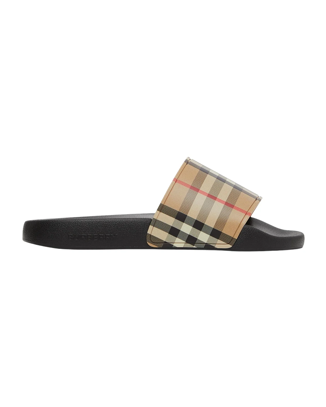 Furley Vintage Check Slide Sandals Furley Vintage Check Slide Sandals