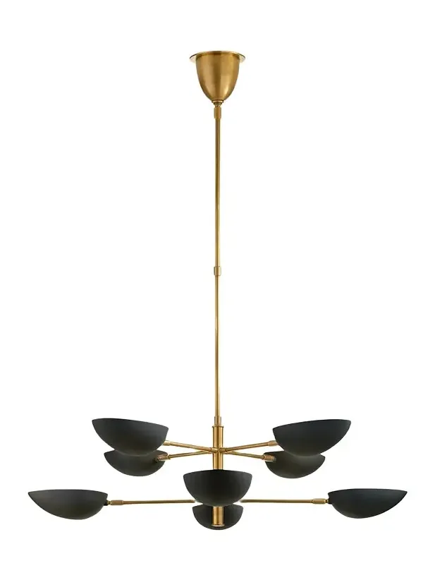 Visual Comfort Signature Graphic Large Two Tier Chandelier By AERIN
