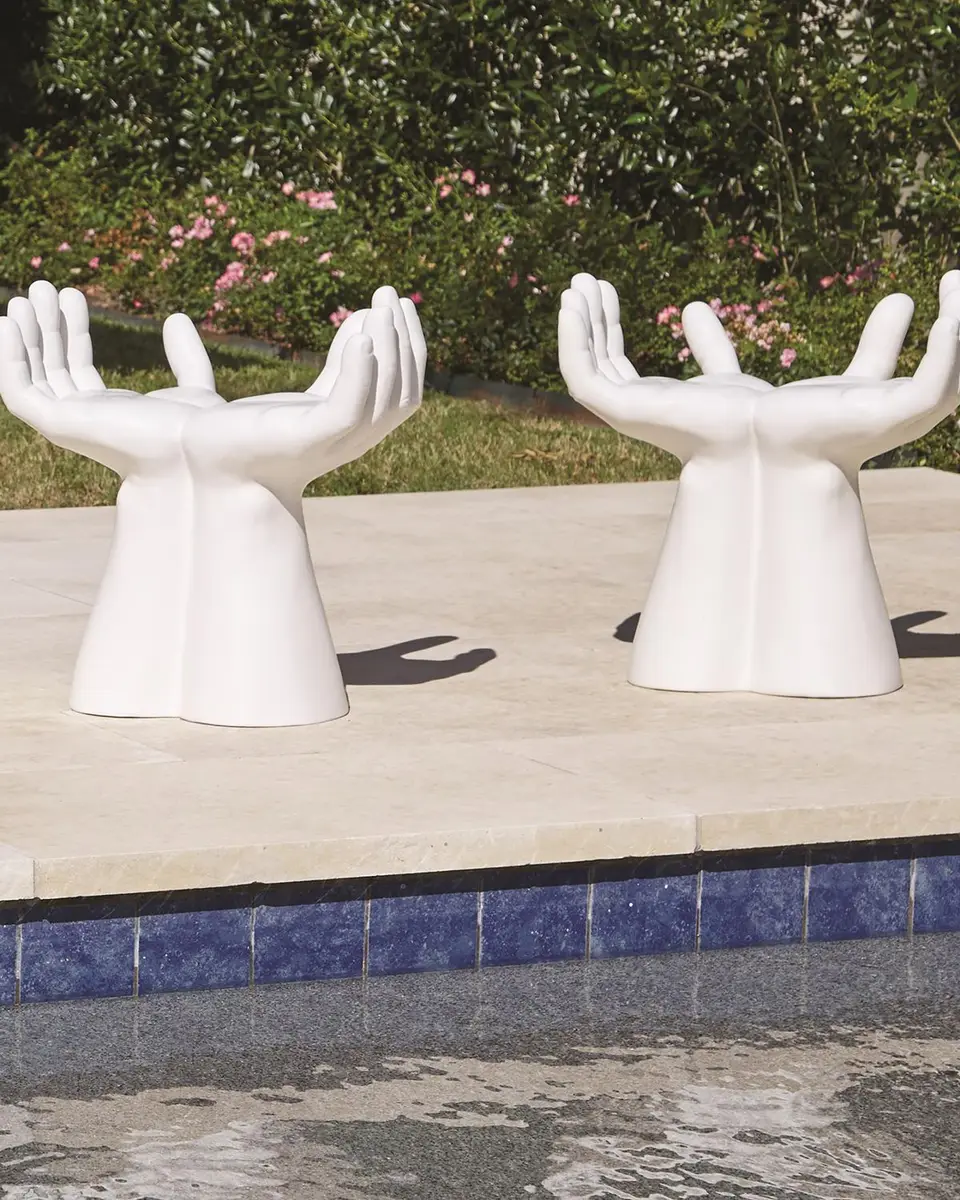 Global Views Hand Stool | Thumbnail 4