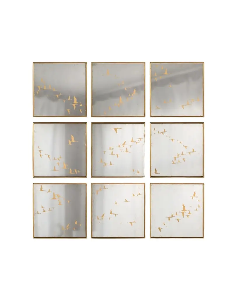John-Richard Collection Migration Mirrors, Set of 9