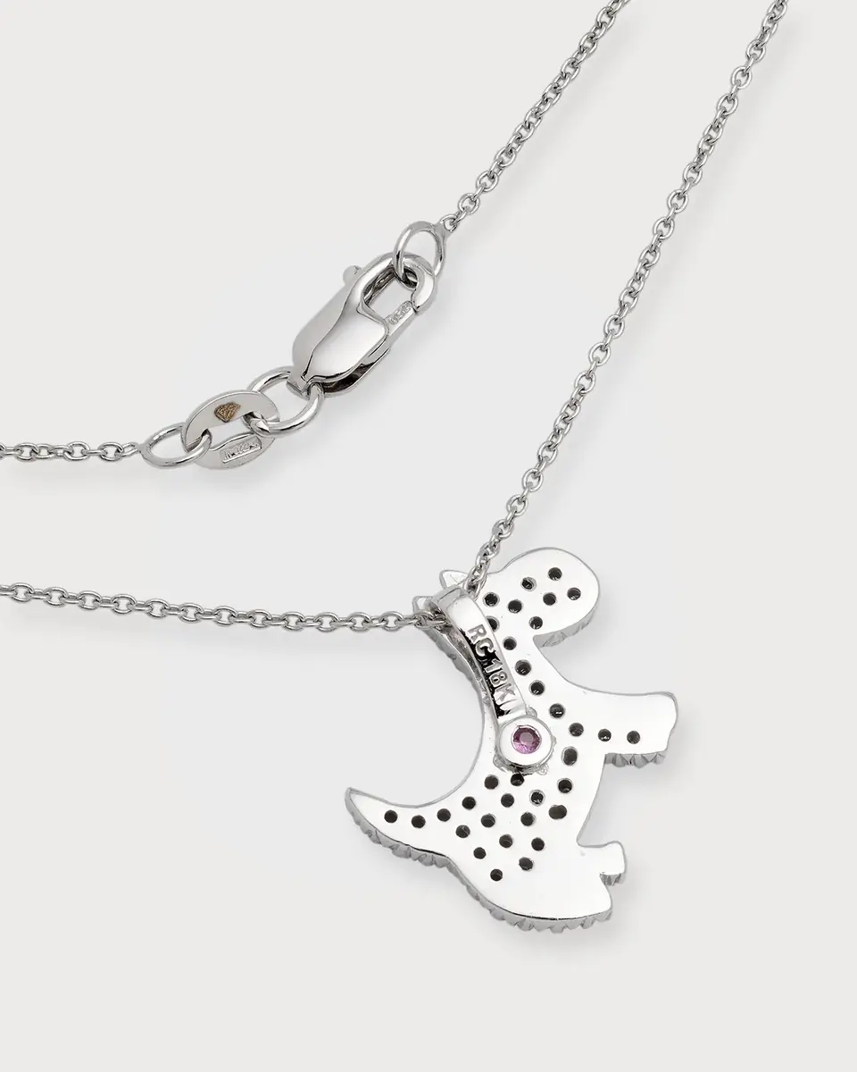 Roberto Coin 18k Diamond Scottie Dog Pendant Necklace | Thumbnail 3