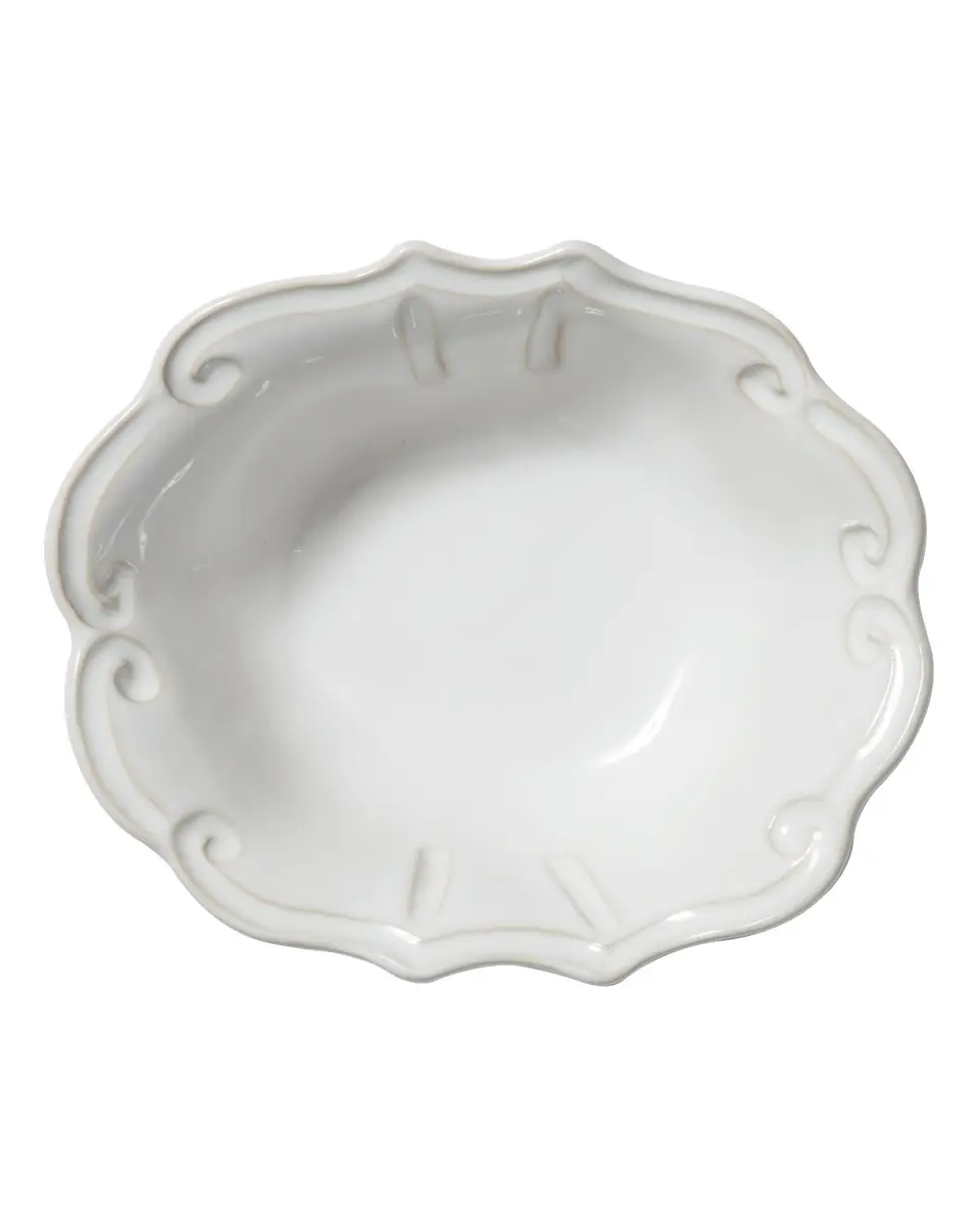 Vietri Incanto Stone Baroque Cereal Bowl, White | Thumbnail 3