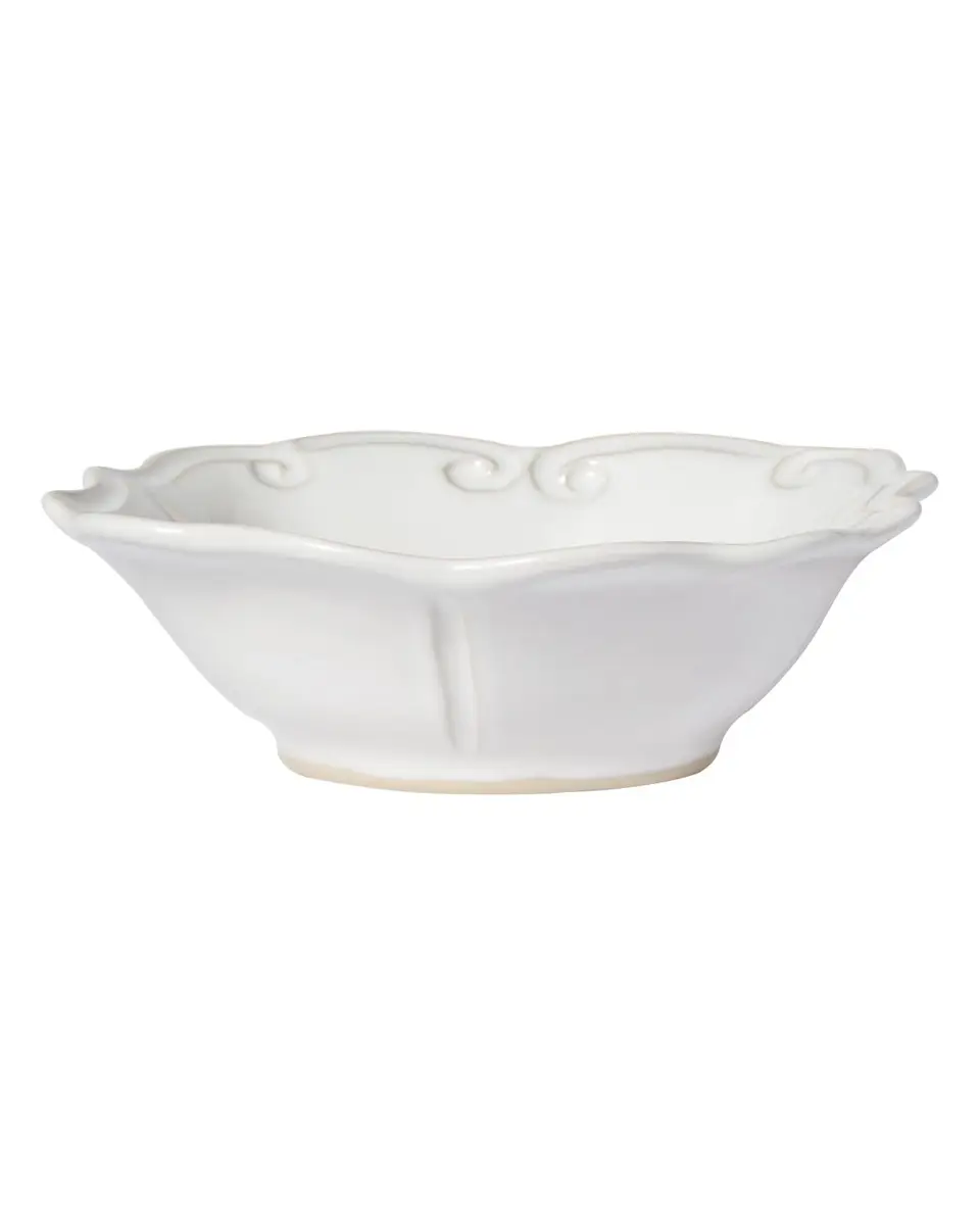 Vietri Incanto Stone Baroque Cereal Bowl, White | Thumbnail 4