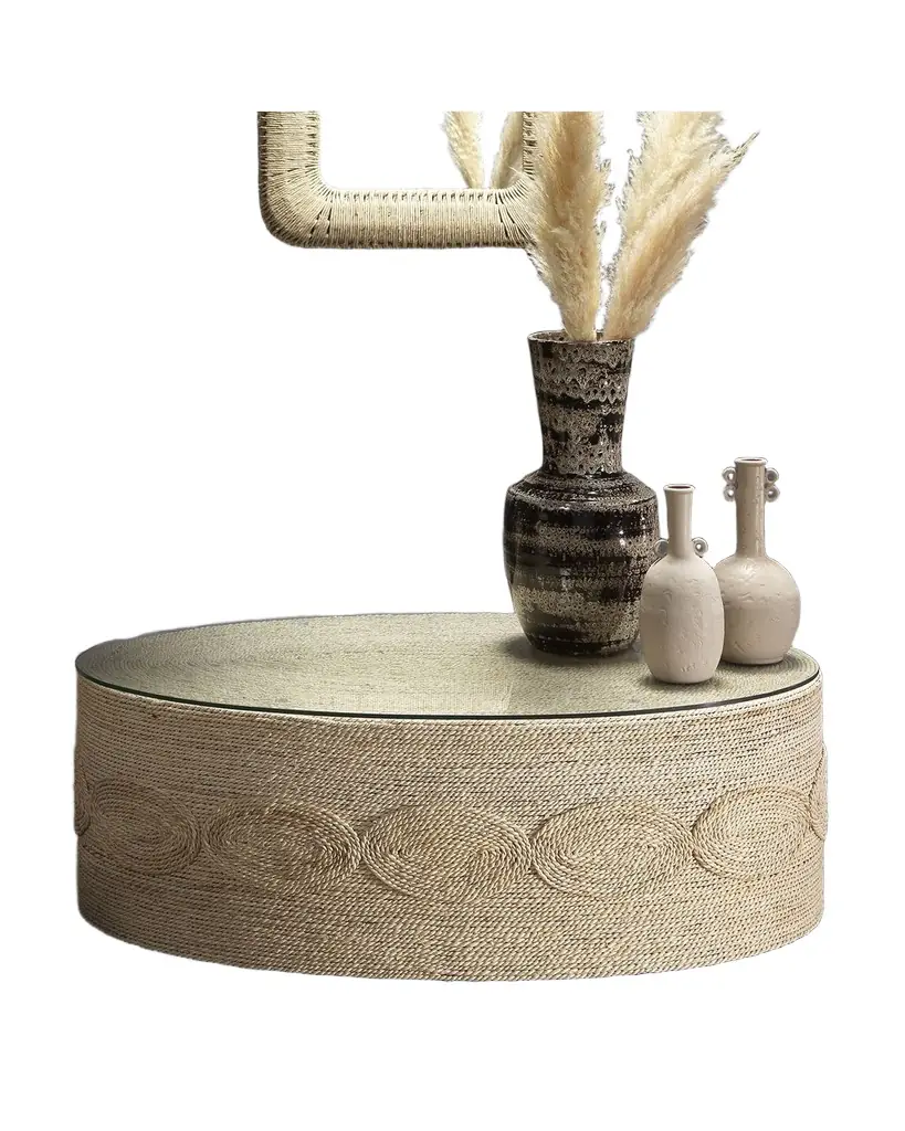 Jamie Young Barbados Oval Coffee Table