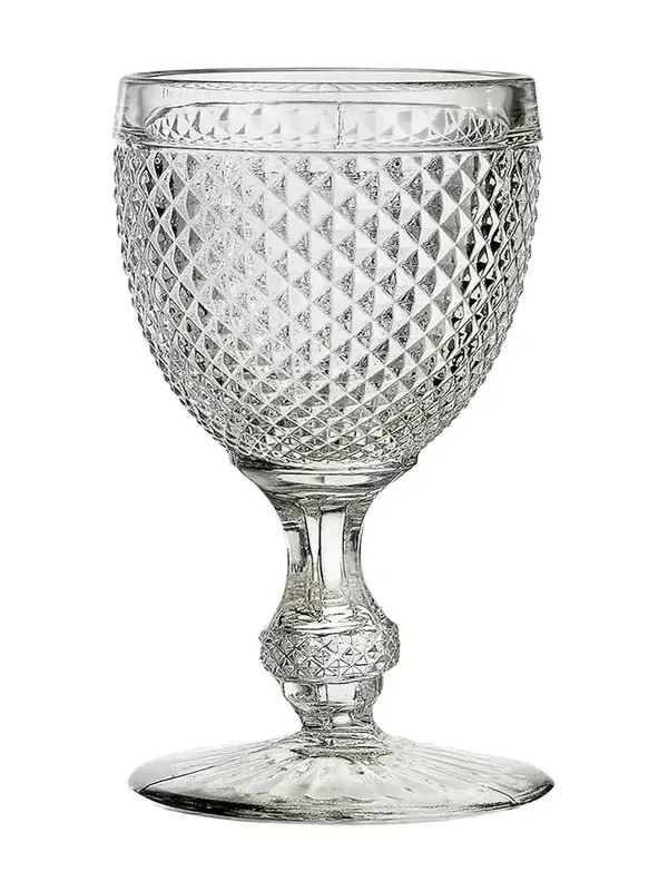 Vista Alegre Bicos Clear Water Goblet Glass