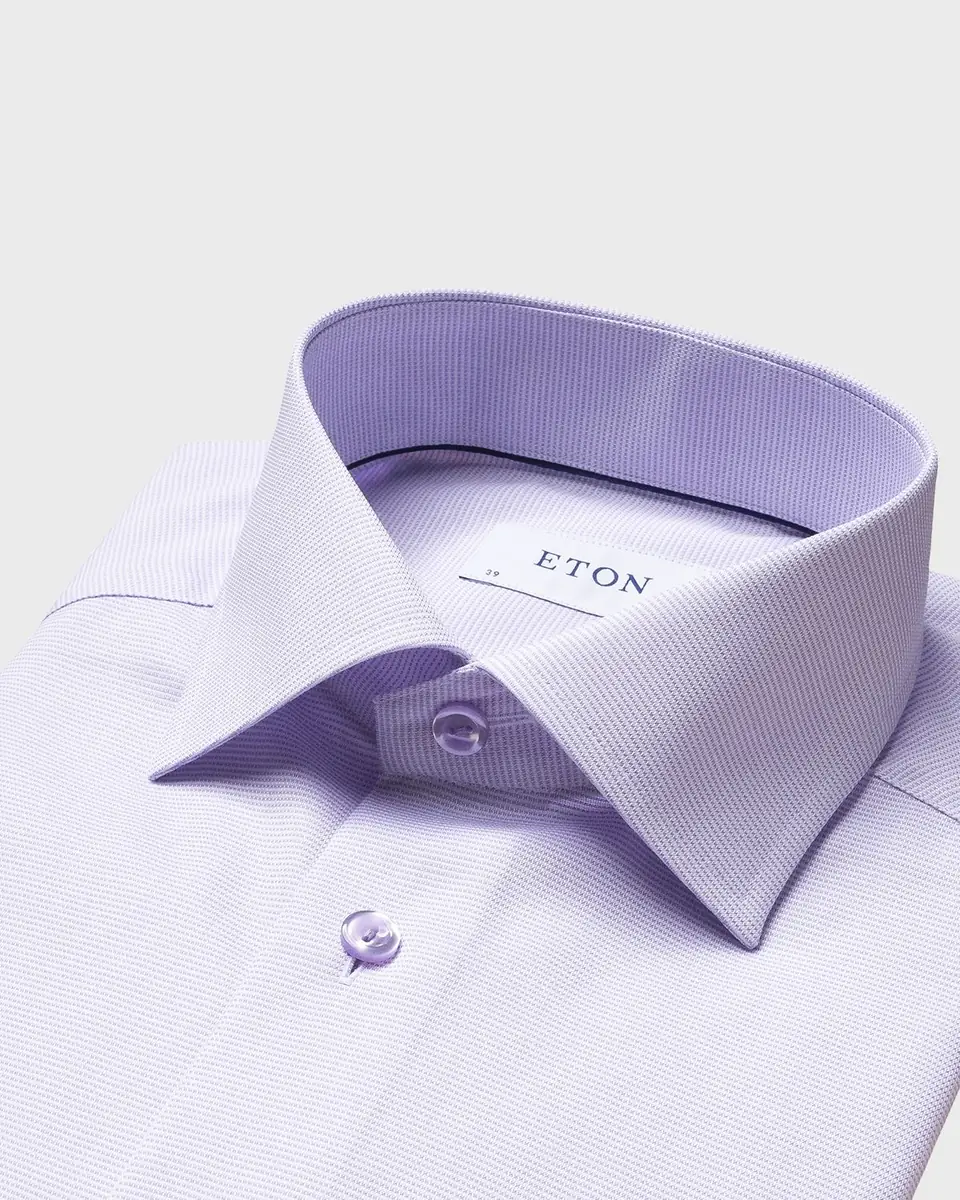 Eton Men's Contemporary-Fit Houndstooth Dress Shirt | Thumbnail 2 Eton Men's Contemporary-Fit Houndstooth Dress Shirt | Thumbnail 2
