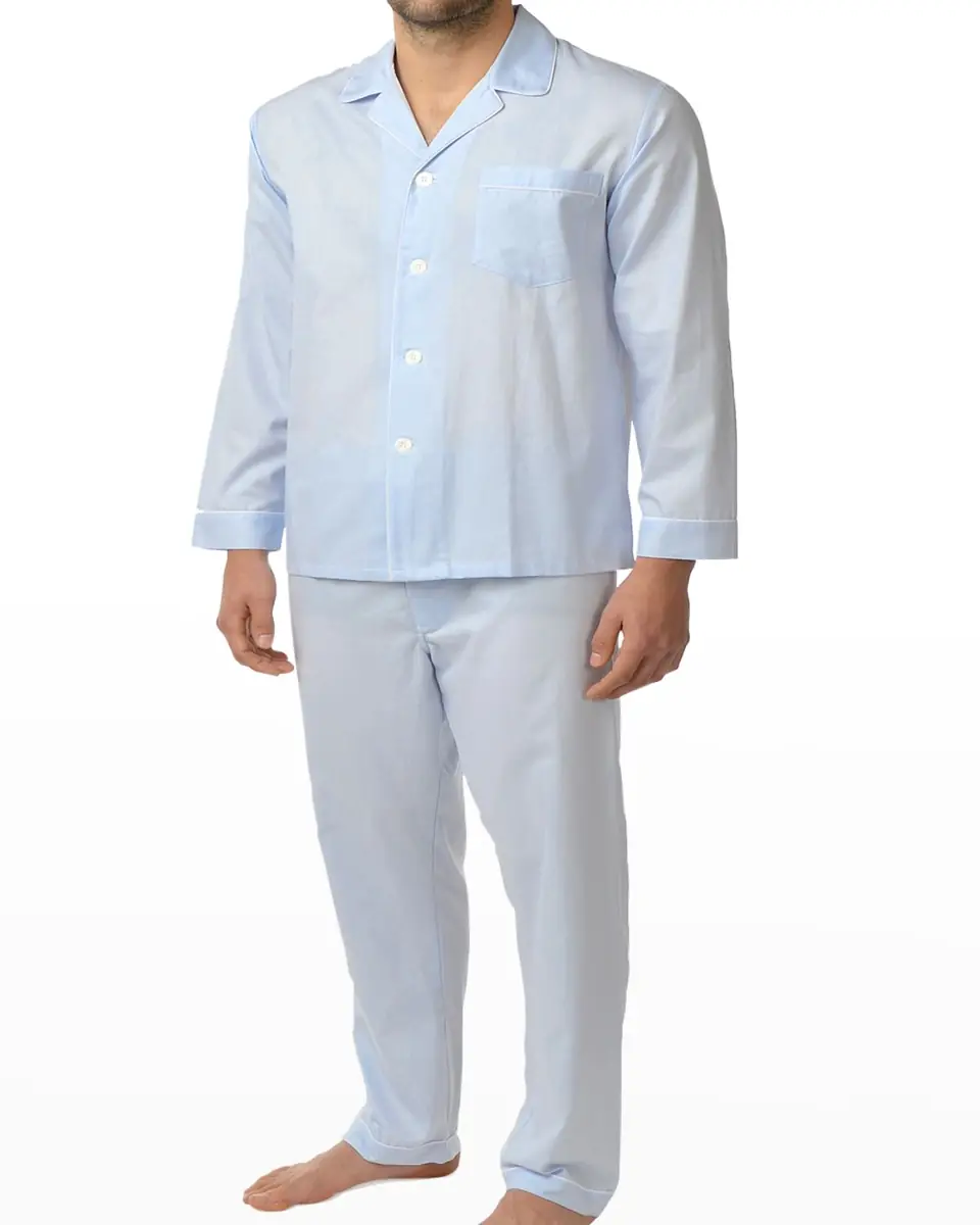 Majestic International Men's Piped Pajama Set | Thumbnail 2 Majestic International Men's Piped Pajama Set | Thumbnail 2