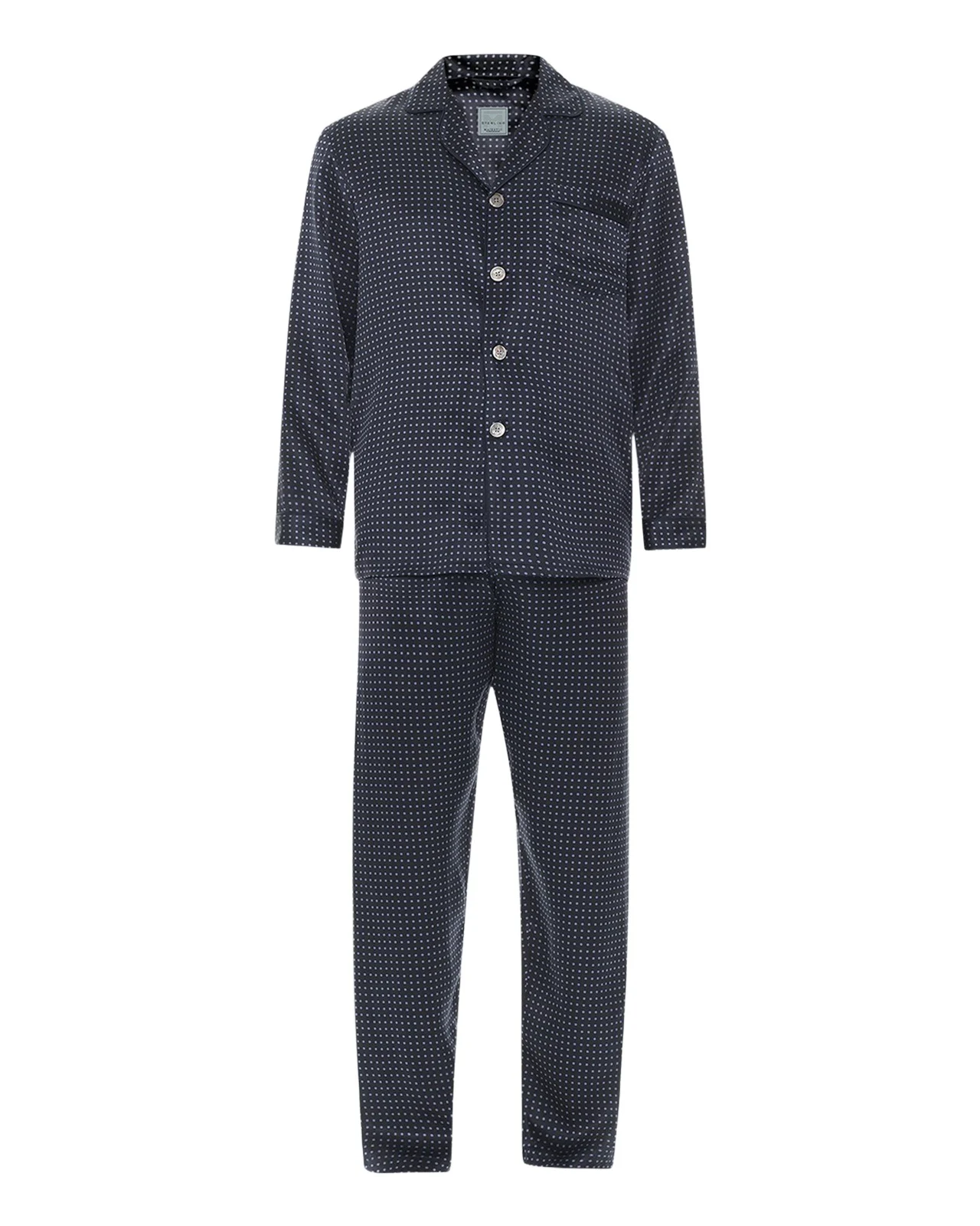 Men's Silk Dot Pajama Set Men's Silk Dot Pajama Set