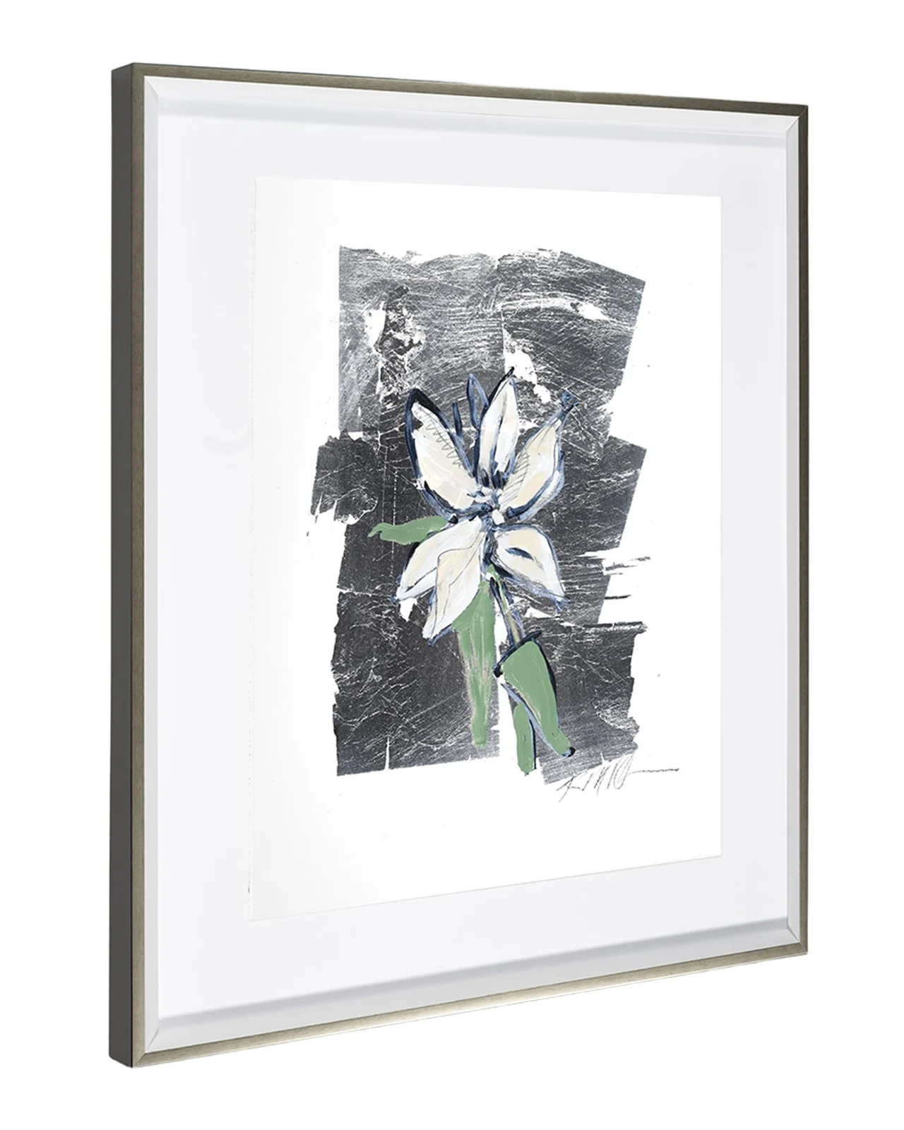 RFA Fine Art 'Silver Flower Lily ' Wall Art