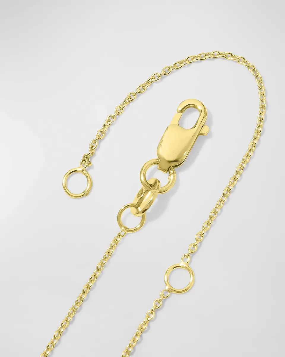 Roberto Coin Diamond Lock Tiny Treasure Necklace | Thumbnail 3 Roberto Coin Diamond Lock Tiny Treasure Necklace | Thumbnail 3