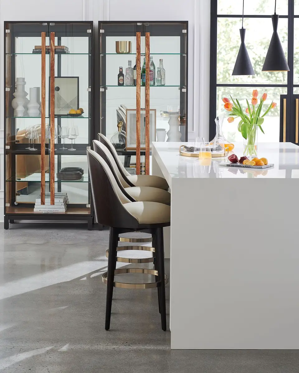 Caracole Another Round Counter Stool, 25" | Thumbnail 2 Caracole Another Round Counter Stool, 25" | Thumbnail 2