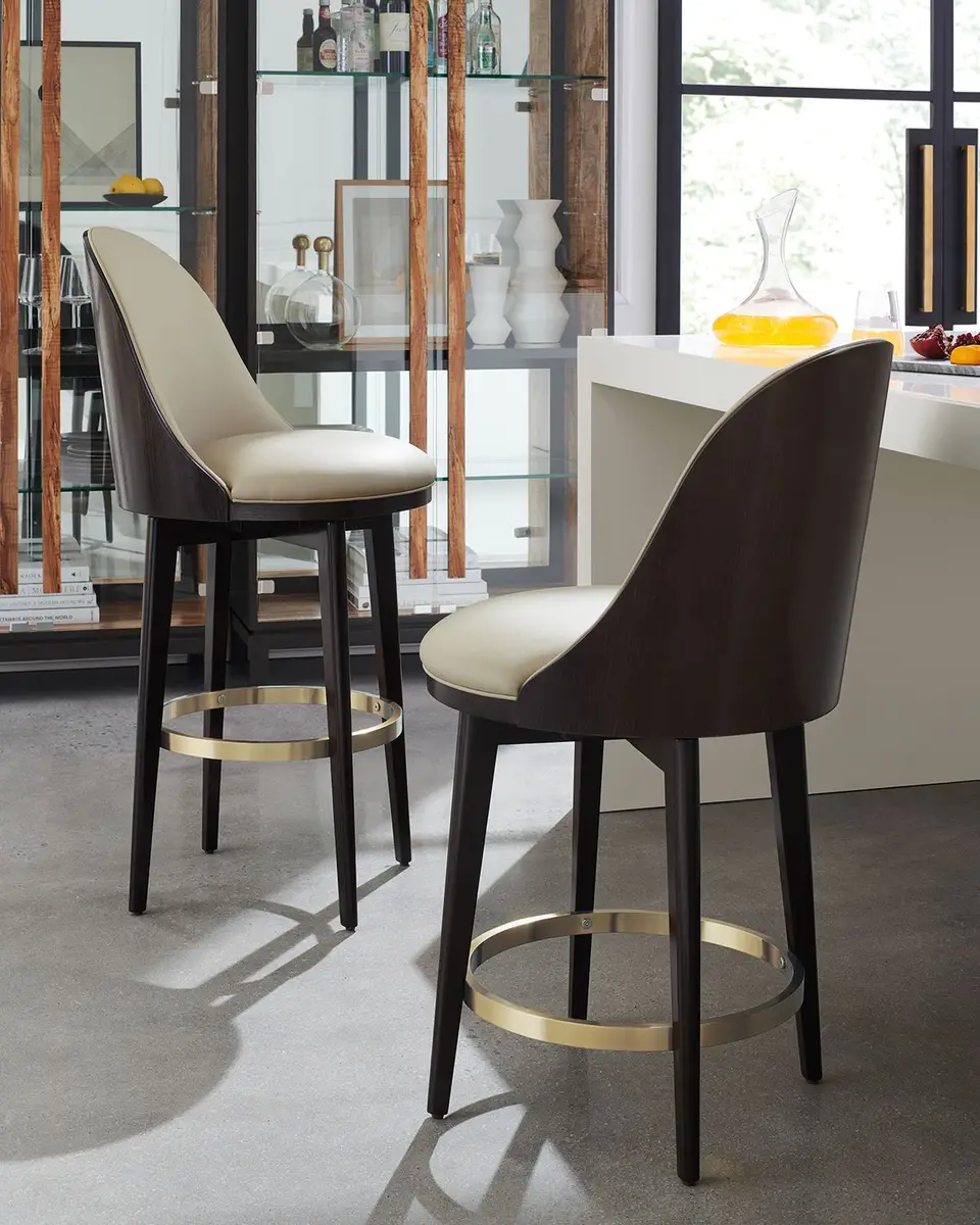 Caracole Another Round Counter Stool, 25" | Thumbnail 3 Caracole Another Round Counter Stool, 25" | Thumbnail 3