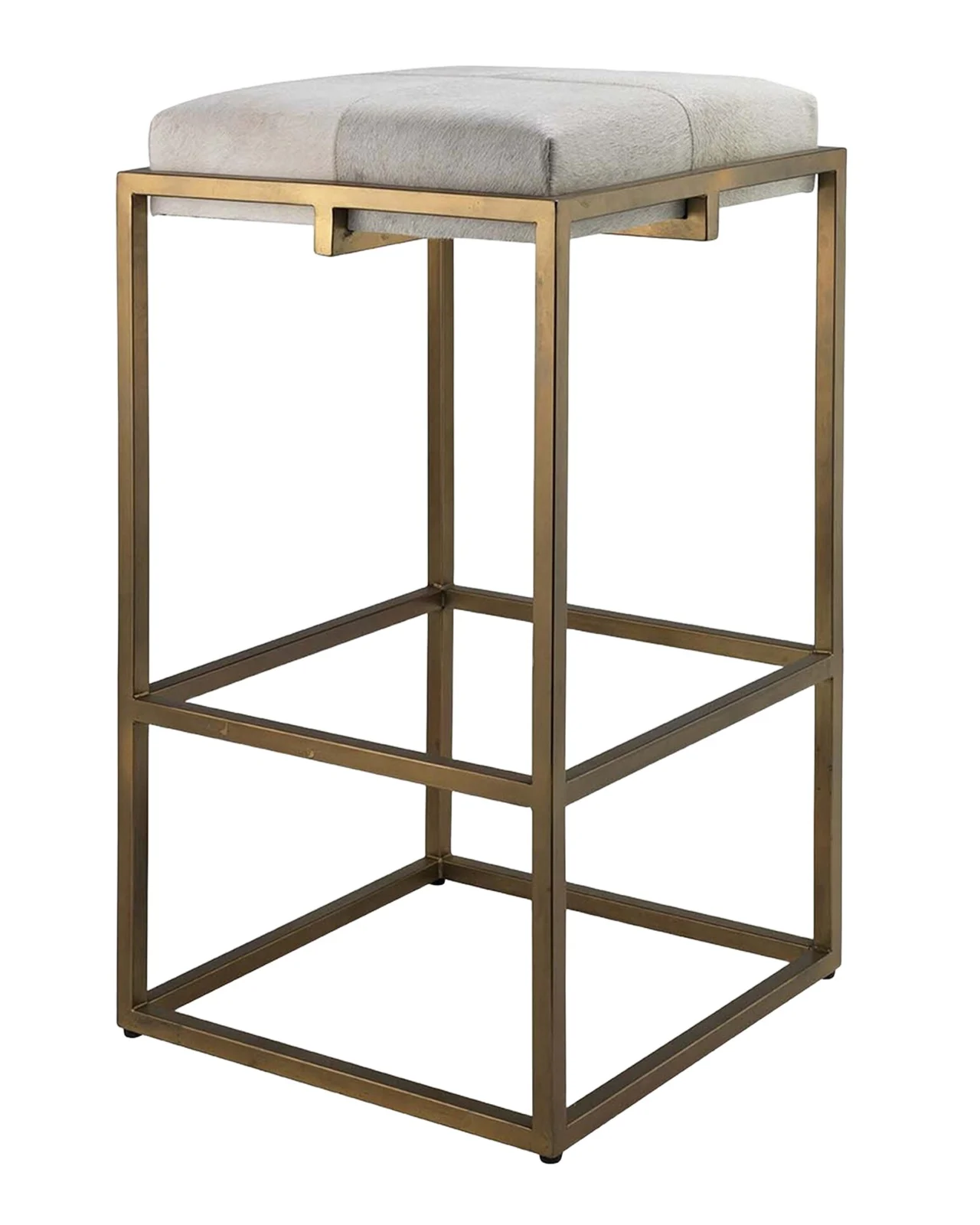 Jamie Young Shelby Hair on Hide Bar Stool
