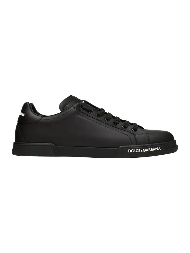 Men's Portofino Calf Leather Low-Top Sneakers