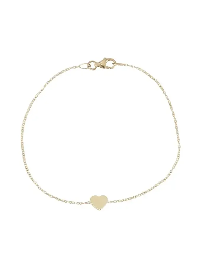 18k Mini Heart Bracelet 18k Mini Heart Bracelet