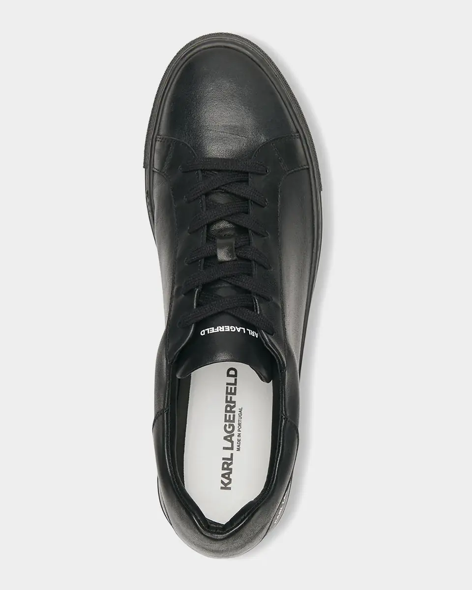 Karl Lagerfeld Paris Men's Classic Leather Low-Top Sneakers | Thumbnail 2 Karl Lagerfeld Paris Men's Classic Leather Low-Top Sneakers | Thumbnail 2