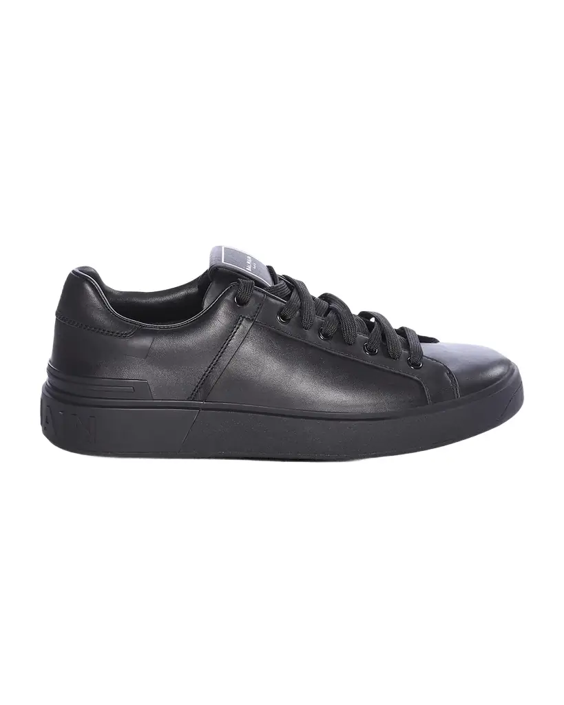 Balmain Men's B Court Leather Low-Top Sneakers | Image 1 Balmain Men's B Court Leather Low-Top Sneakers | Image 1