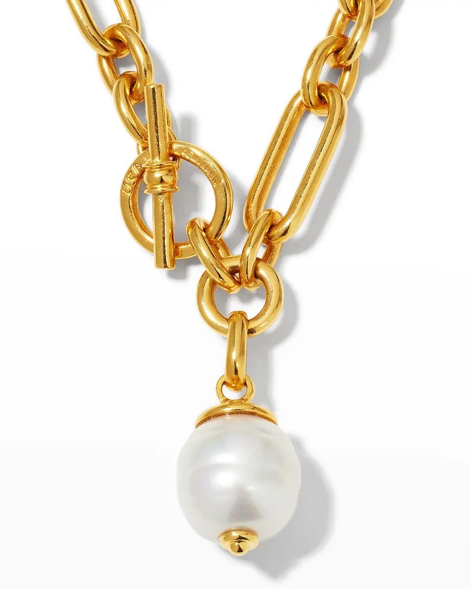 Ben-Amun Gold Oval Link Chain Necklace | Thumbnail 3