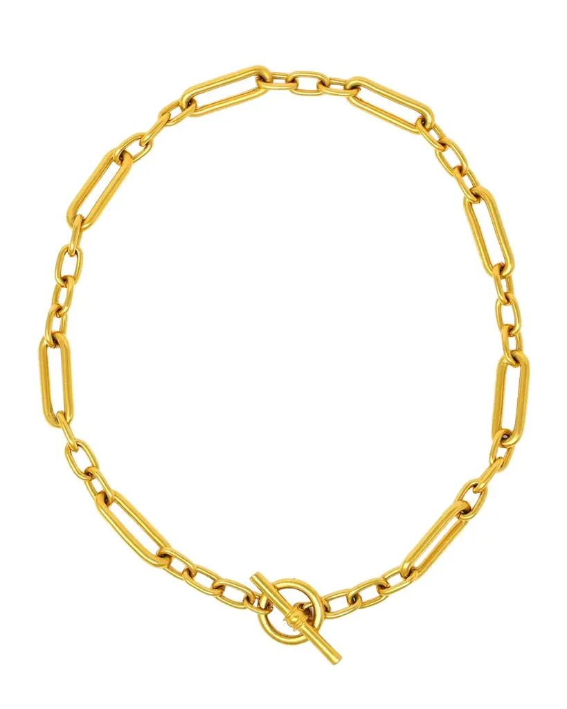 Ben-Amun Gold Oval Link Chain Necklace | Image 1 Ben-Amun Gold Oval Link Chain Necklace | Image 1