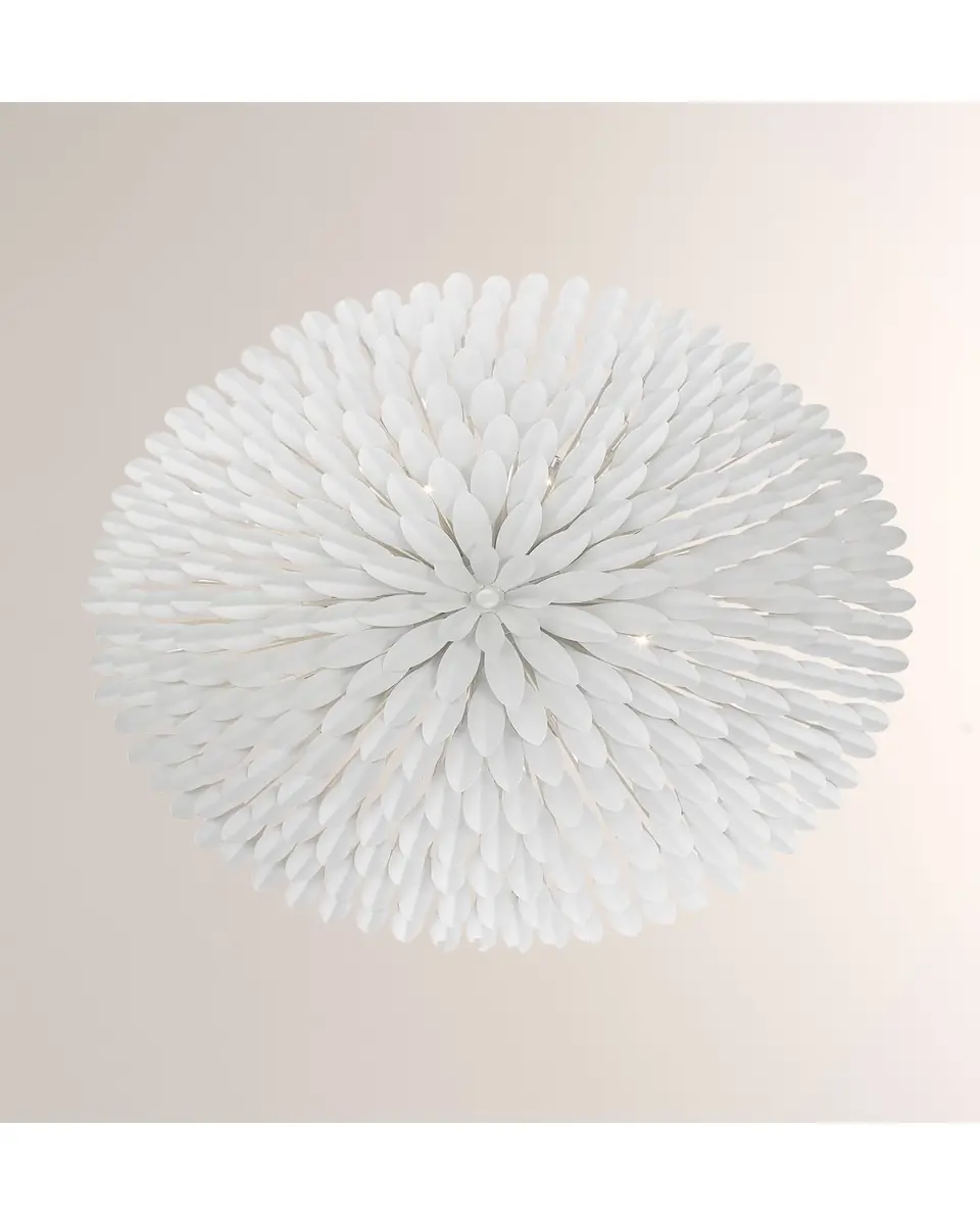 Crystorama Broche 8-Light Matte White Ceiling Mount | Thumbnail 3 Crystorama Broche 8-Light Matte White Ceiling Mount | Thumbnail 3