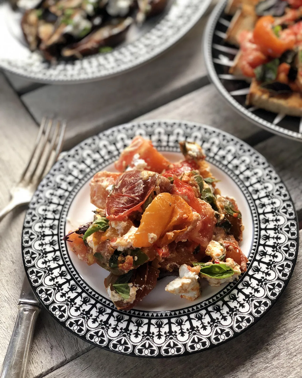 Caskata Casablanca Salad Plates, Set of 4