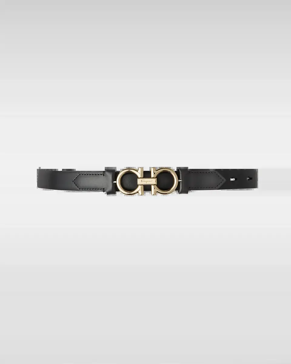 Ferragamo Gancini-Buckle Leather Rolo Belt | Thumbnail 2