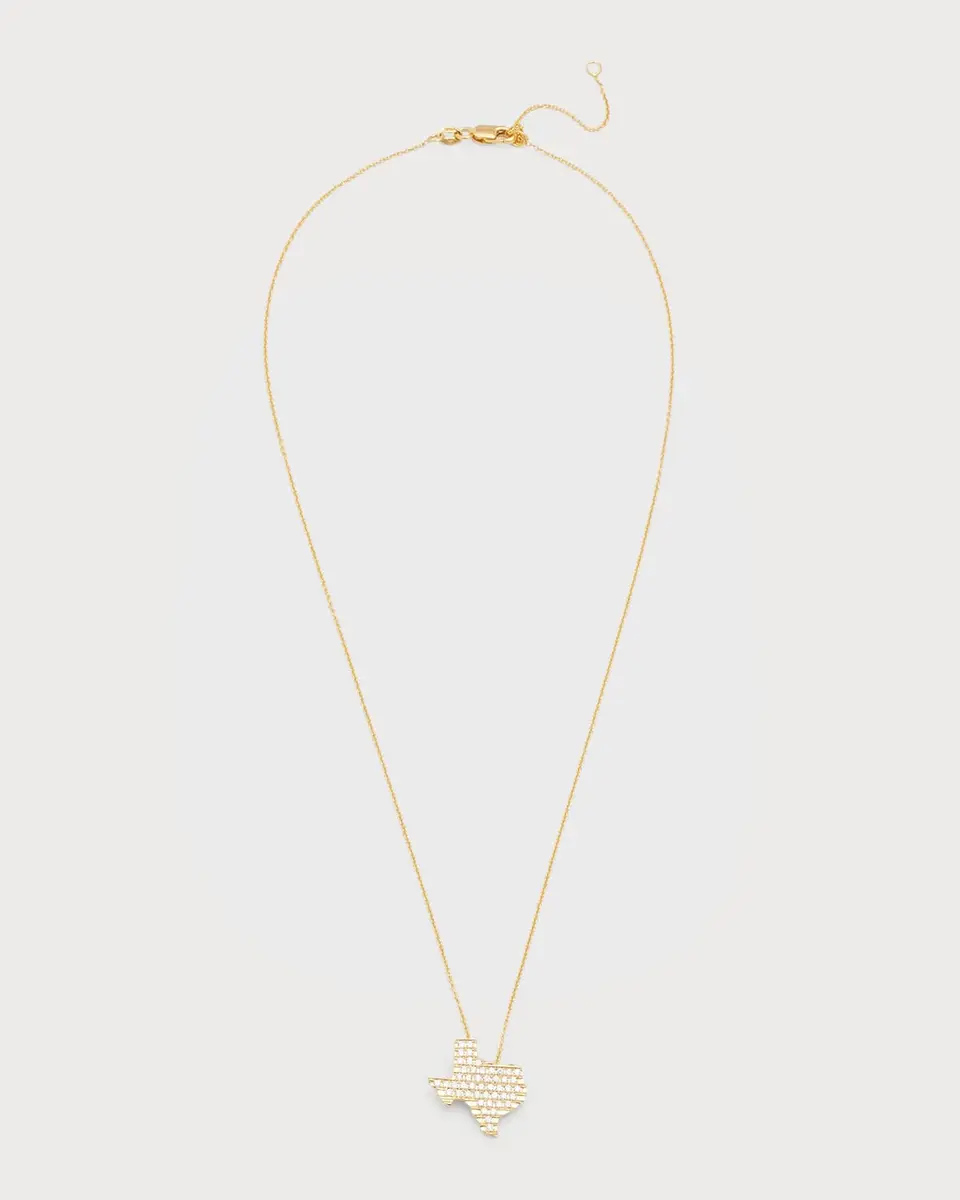 Roberto Coin 18k White Gold Diamond Texas Necklace | Image 1 Roberto Coin 18k White Gold Diamond Texas Necklace | Image 1