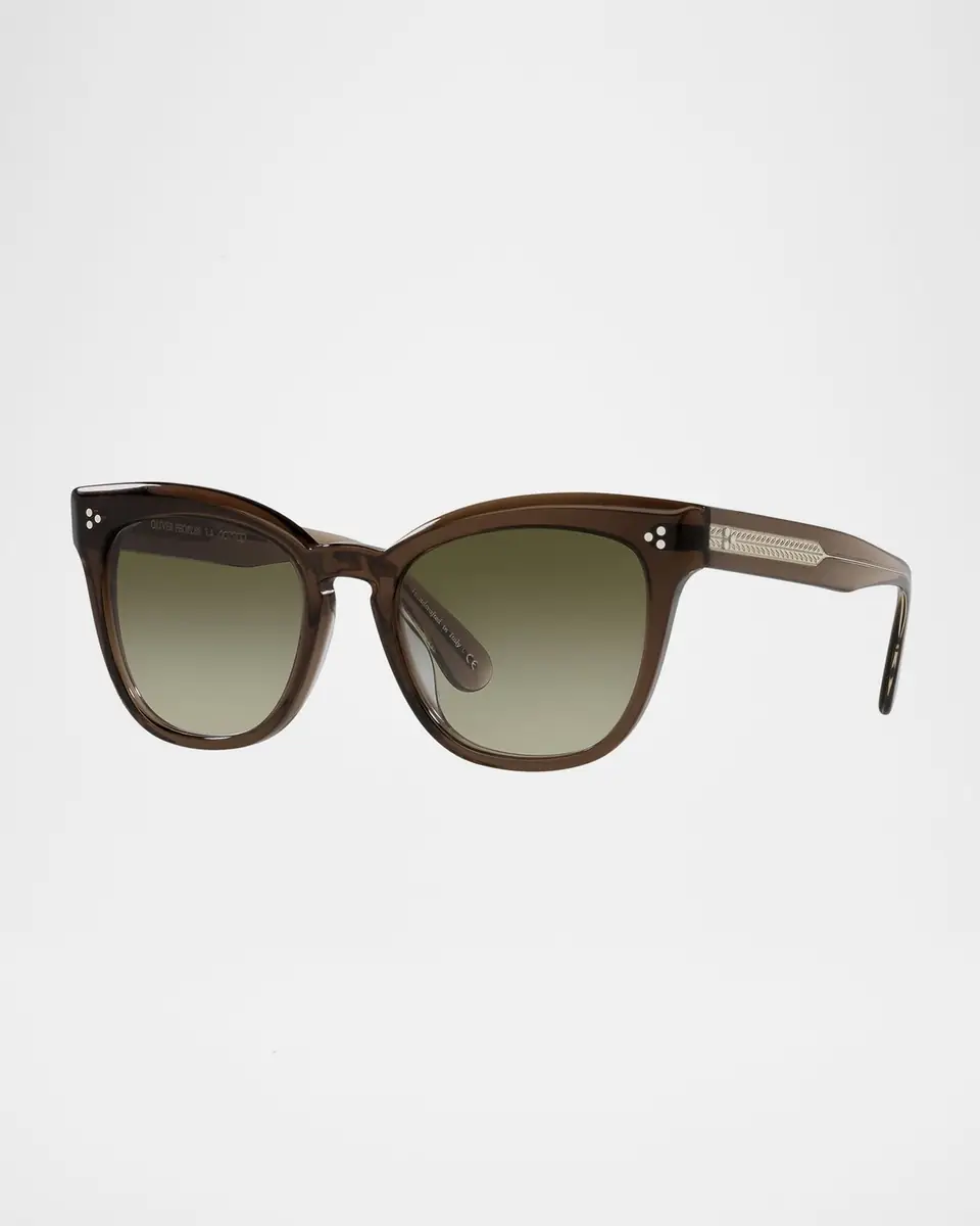 Oliver Peoples Marianela Rounded Acetate Butterfly Sunglasses | Thumbnail 2