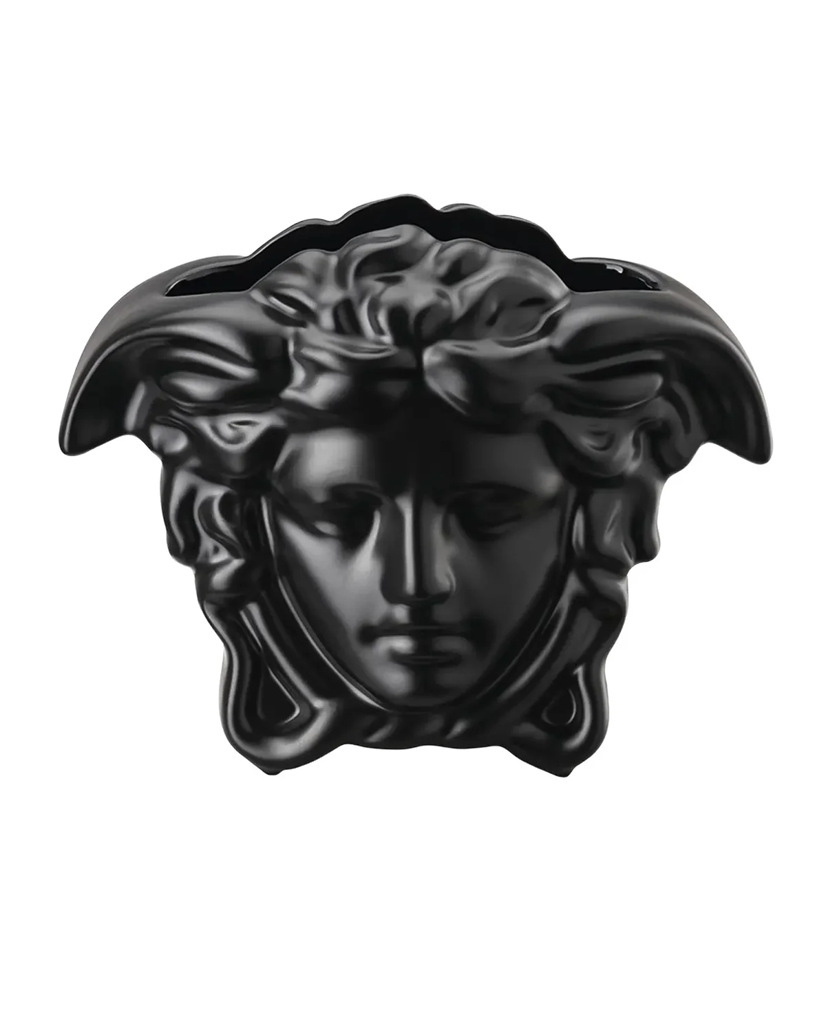 Versace Medusa Grande Vase in Black - 6"