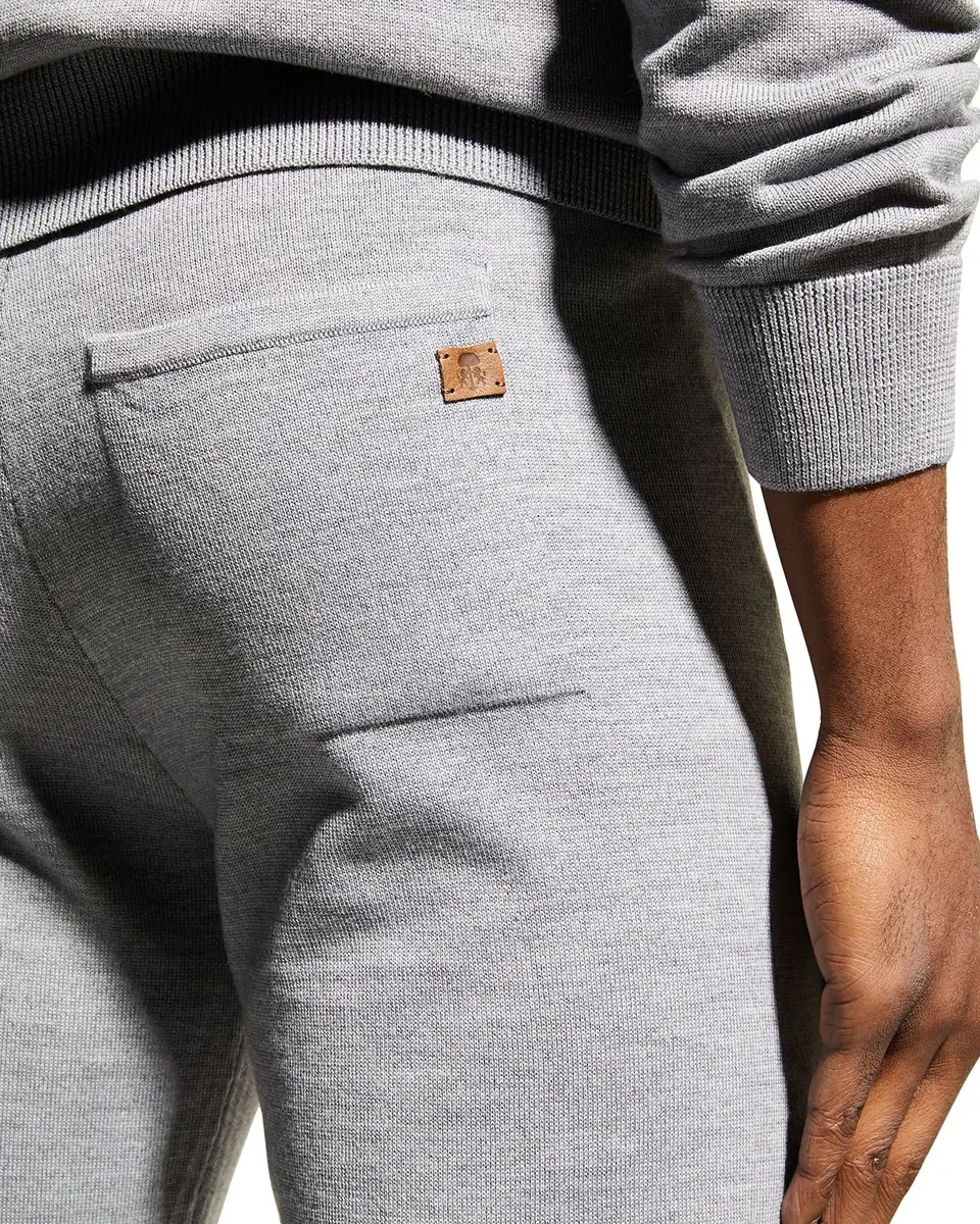 Corneliani Men's Wool-Blend Jogger Pants | Thumbnail 5