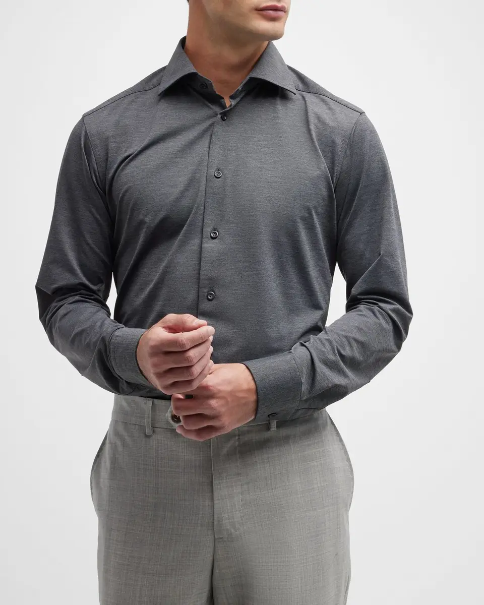 Eton Men's Slim Fit 4-Way Stretch Dress Shirt | Thumbnail 5 Eton Men's Slim Fit 4-Way Stretch Dress Shirt | Thumbnail 5