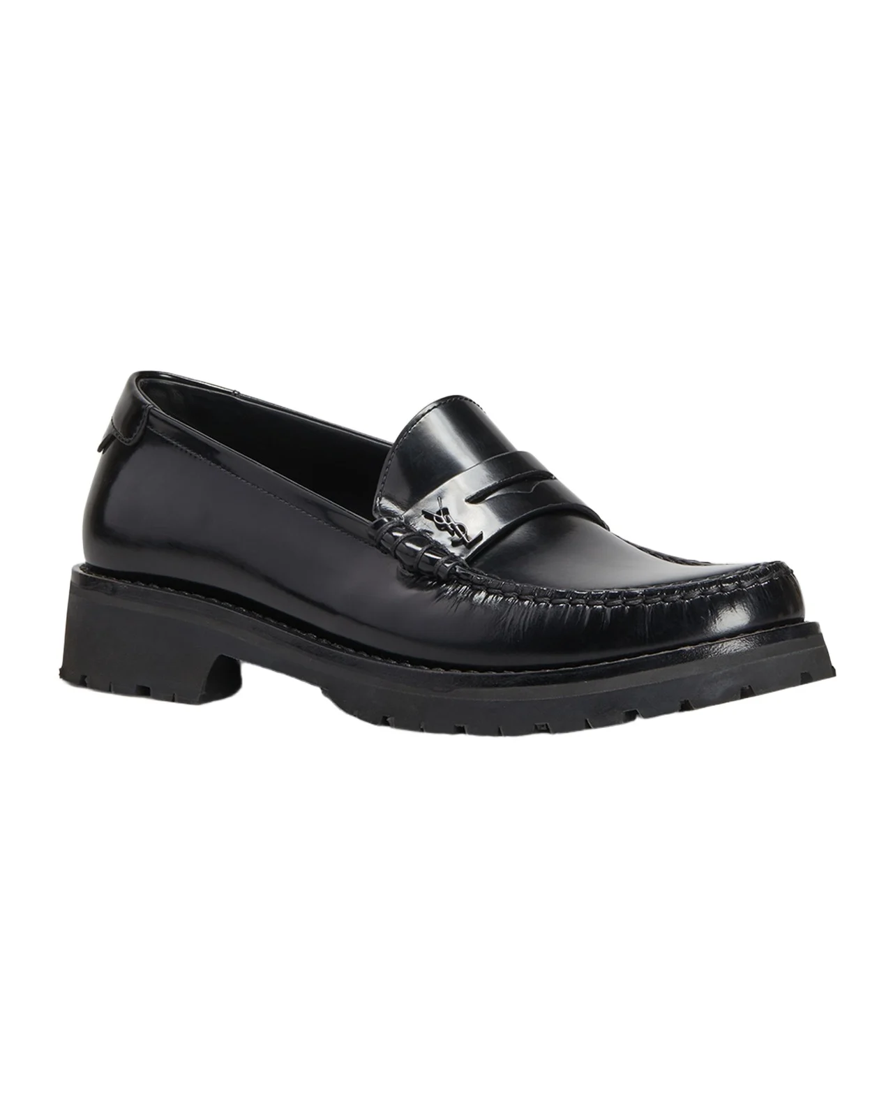 Le Loafer Monogram Leather Penny Slippers