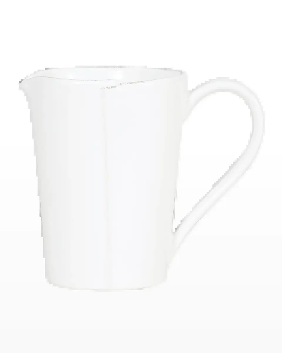 Vietri Melamine Lastra White Pitcher | Thumbnail 2 Vietri Melamine Lastra White Pitcher | Thumbnail 2