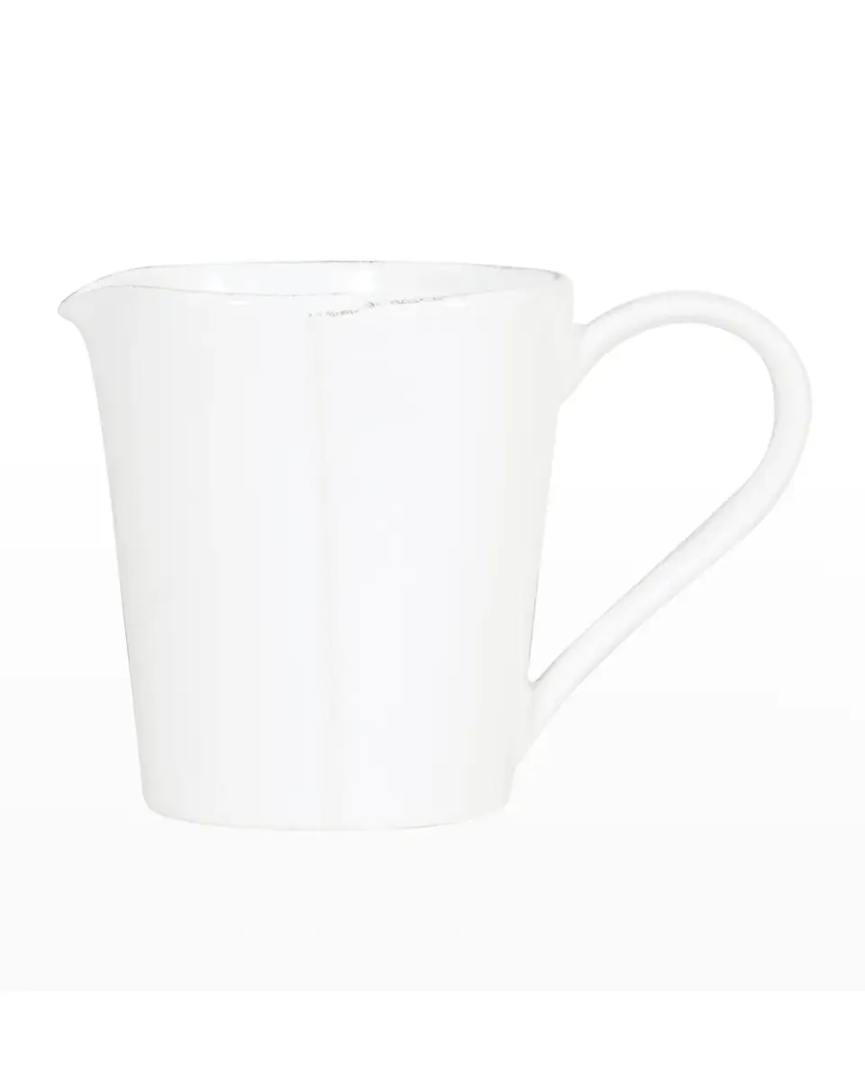 Vietri Melamine Lastra White Pitcher | Thumbnail 3 Vietri Melamine Lastra White Pitcher | Thumbnail 3